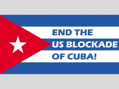 End the US-blockde of Cuba