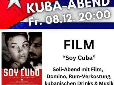 Berlin: Film "Soy Cuba" + Kuba-Soli-Abend