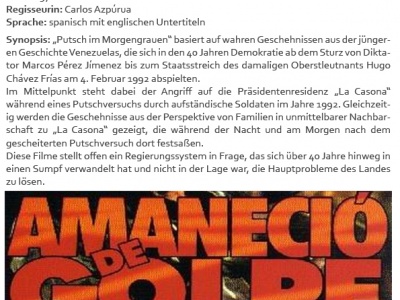 Berlin: Film "Putsch im Morgengrauen" (Venezuela)