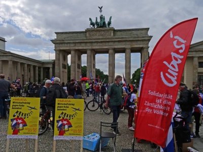 Berlin: Unblock Cuba - Schluss mit der US-Blockade!