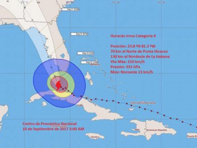 Hurrikan "Irma" hat in Kuba große Schäden angerichtet.
