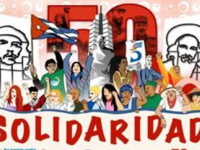 Solidarität mit Kuba! Schluss mit der US-finanzierten Subversion!  Grafik: Granma