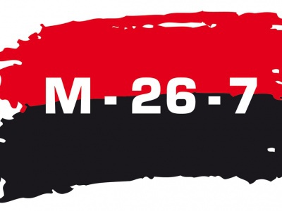Das Logo der Bewegung M26-7, die Kuba zum Sieg der Revolution führte. Logo: Cuba sí