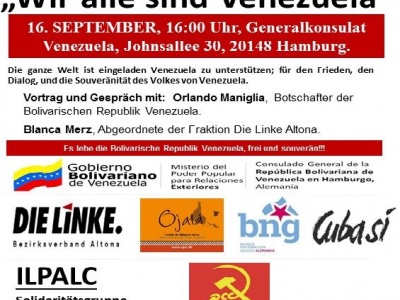Hamburg: Solidarität mit Venezuela