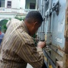 Container ist in Havanna angekommen und entladen.