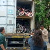 Container ist in Havanna angekommen und entladen.