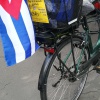 Fahrraddemo gegen die US-Blockade gegen Kuba am 18.9.2022