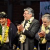 Die Präsidenten Boliviens, Evo Morales (l.), und Paraguays Fernando Lugo (Mitte)