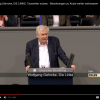 Wolfgang Gehrcke (DIE LINKE) spricht für Kuba im Deutschen Bundestag
