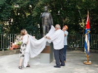Die Enthüllung der Martí-Statue