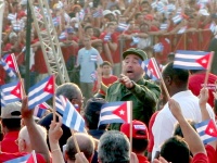 Fidel Castro am 1. Mai 2005
